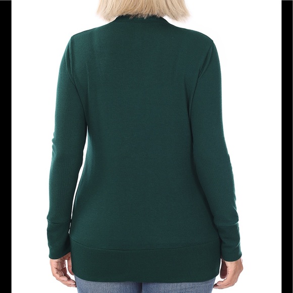 Plus Size Snap Front Cardigan - Picture 3 of 4